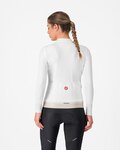 CASTELLI Kolesarski dres z dolgimi rokavi zimski - ESPRESSO THERMAL W - bela