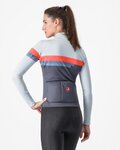 CASTELLI Kolesarski dres z dolgimi rokavi zimski - TORNARE - modra