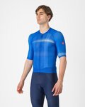 CASTELLI Kolesarski dres s kratkimi rokavi - CLIMBER´S A/C - modra