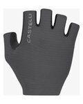 CASTELLI Kolesarske rokavice s kratkimi prsti - ESPRESSO - siva