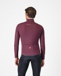 CASTELLI Kolesarska  podaljšana jakna - ALPHA 150 - bordo