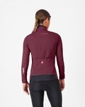 CASTELLI Kolesarska  podaljšana jakna - ALPHA 150 W - bordo