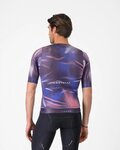 CASTELLI Kolesarski dres s kratkimi rokavi - AERO RACE 8S - vijolična