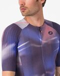 CASTELLI Kolesarski dres s kratkimi rokavi - AERO RACE 8S - vijolična