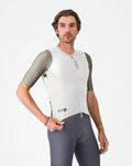 CASTELLI Kolesarski dres s kratkimi rokavi - CORRETTO - bež/slonovina