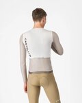CASTELLI Kolesarski dres z dolgimi rokavi poletni - CORRETTO LS - bež/slonovina