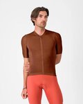 CASTELLI Kolesarski dres s kratkimi rokavi - ESPRESSO 2 - rjava