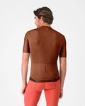 CASTELLI Kolesarski dres s kratkimi rokavi - ESPRESSO 2 - rjava
