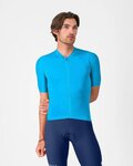 CASTELLI Kolesarski dres s kratkimi rokavi - ESPRESSO 2 - svetlo modra