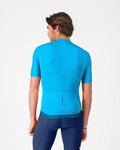 CASTELLI Kolesarski dres s kratkimi rokavi - ESPRESSO 2 - svetlo modra