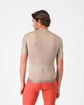 CASTELLI Kolesarski dres s kratkimi rokavi - ESPRESSO 2 - bež
