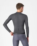 CASTELLI Kolesarski dres z dolgimi rokavi poletni - ESPRESSO 2 LS - siva