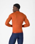 CASTELLI Kolesarski dres z dolgimi rokavi poletni - ESPRESSO 2 LS - rdeča