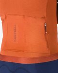 CASTELLI Kolesarski dres z dolgimi rokavi poletni - ESPRESSO 2 LS - rdeča