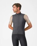 CASTELLI Kolesarski brezrokavnik - ESPRESSO 2 - siva