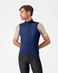 CASTELLI Kolesarski brezrokavnik - ESPRESSO 2 - modra