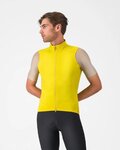 CASTELLI Kolesarski brezrokavnik - ESPRESSO 2 - rumena