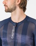 CASTELLI Kolesarski dres s kratkimi rokavi - CLIMBER'S A/C - modra