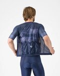CASTELLI Kolesarski dres s kratkimi rokavi - CLIMBER'S A/C - modra