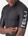 CASTELLI Kolesarski dres s kratkimi rokavi - ENTRATA APEX - črna