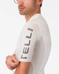 CASTELLI Kolesarski dres s kratkimi rokavi - ENTRATA APEX - slonovina