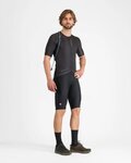 CASTELLI Kolesarski dres s kratkimi rokavi - UNLIMITED PRO 2 - črna