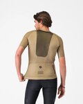 CASTELLI Kolesarski dres s kratkimi rokavi - UNLIMITED PRO 2 - bež