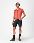 CASTELLI Kolesarski dres s kratkimi rokavi - UNLIMITED PRO 2 - rdeča