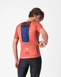 CASTELLI Kolesarski dres s kratkimi rokavi - UNLIMITED PRO 2 - rdeča