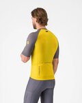 CASTELLI Kolesarski dres s kratkimi rokavi - UNLIMITED ENDURANCE 3 - rumena/siva