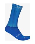 CASTELLI Kolesarske klasične nogavice - FAST FEET 4 - modra