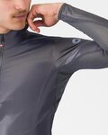 CASTELLI Kolesarska  vetru odporna jakna - ARIA SHELL 2 - siva