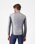 CASTELLI Kolesarska  vetru odporna jakna - ARIA SHELL 2 - srebrna