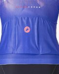 CASTELLI Kolesarski dres s kratkimi rokavi - CLIMBER'S A/C W - modra