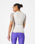 CASTELLI Kolesarski dres s kratkimi rokavi - CORRETTO W - bež/slonovina