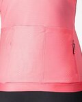 CASTELLI Kolesarski dres z dolgimi rokavi poletni - CORRETTO W LONG - rožnata