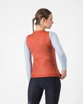 CASTELLI Kolesarski dres z dolgimi rokavi poletni - CORRETTO W LONG - modra/rdeča