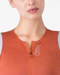 CASTELLI Kolesarski dres z dolgimi rokavi poletni - CORRETTO W LONG - modra/rdeča