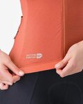 CASTELLI Kolesarski dres z dolgimi rokavi poletni - CORRETTO W LONG - modra/rdeča