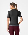 CASTELLI Kolesarski dres s kratkimi rokavi - ESPRESSO 2 W - črna