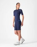 CASTELLI Kolesarski dres s kratkimi rokavi - ESPRESSO 2 W - modra