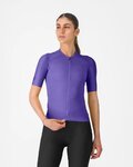 CASTELLI Kolesarski dres s kratkimi rokavi - ESPRESSO 2 W - vijolična