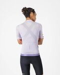 CASTELLI Kolesarski dres s kratkimi rokavi - ESPRESSO 2 W - vijolična