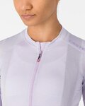 CASTELLI Kolesarski dres s kratkimi rokavi - ESPRESSO 2 W - vijolična