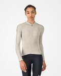 CASTELLI Kolesarski dres z dolgimi rokavi poletni - ESPRESSO 2 W - slonovina