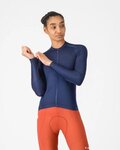 CASTELLI Kolesarski dres z dolgimi rokavi poletni - ESPRESSO 2 W - modra