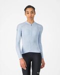 CASTELLI Kolesarski dres z dolgimi rokavi poletni - ESPRESSO 2 W - modra
