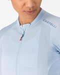 CASTELLI Kolesarski dres z dolgimi rokavi poletni - ESPRESSO 2 W - modra