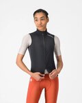 CASTELLI Kolesarski brezrokavnik - ESPRESSO 2 W - črna