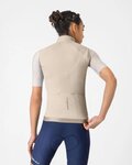 CASTELLI Kolesarski brezrokavnik - ESPRESSO 2 W - bež